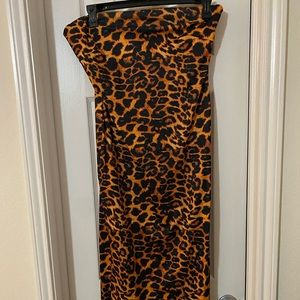 Leapord body con dress